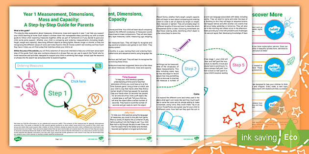 👉 Year 1 Measurement, Dimensions, Mass and Capacity: A Step-by-Step ...