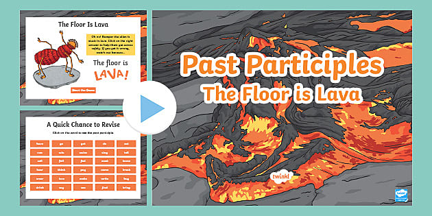 Irregular Verbs in Past Simple Tense: The Floor Is Lava!