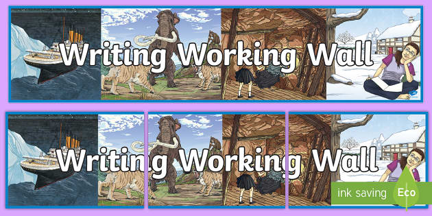 Writing Working Wall Display Banner (teacher made) - Twinkl