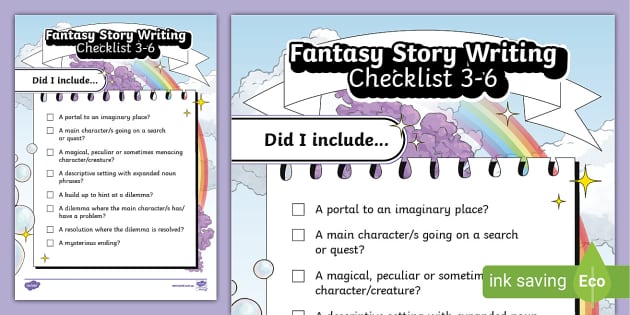 writing fantasy story for grade 4