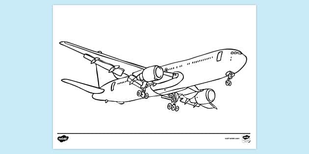 FREE! - Jet Colouring Page | Colouring Sheets (teacher made)