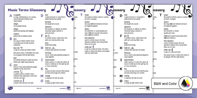 Musical Terms Glossary - Strings, Strings