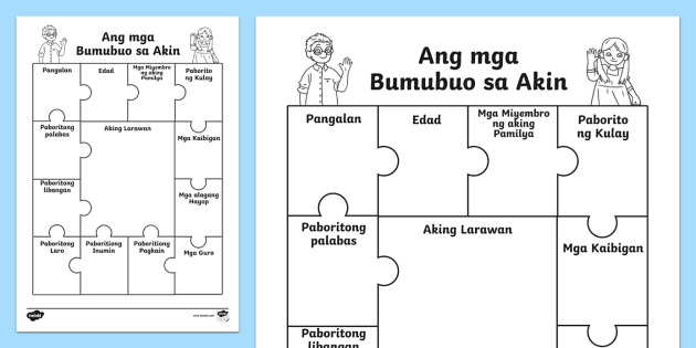 Free Ang Mga Bumubuo Sa Akin Philippines Twinkl 3800