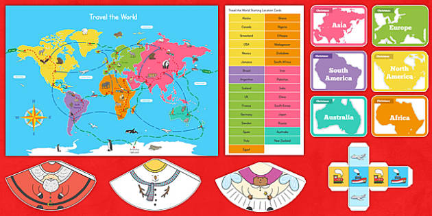 Christmas Around the World Board Game (teacher made)