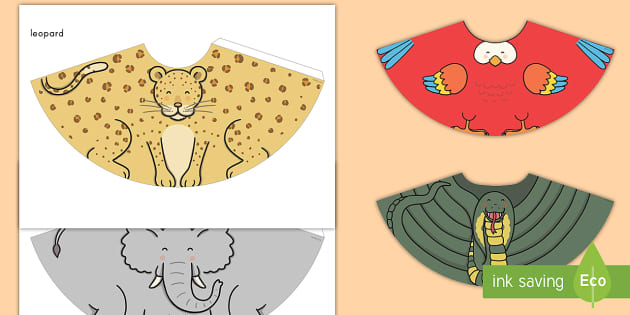 Zoo Animals Cone Craft (Teacher-Made) - Twinkl