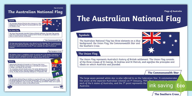 anbefale ballet Grape Australian Flag Meaning for Kids | Years 3 - 4 HASS | Twinkl