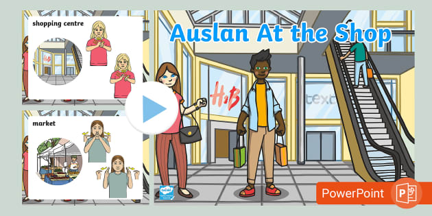 Auslan At the Shop PowerPoint