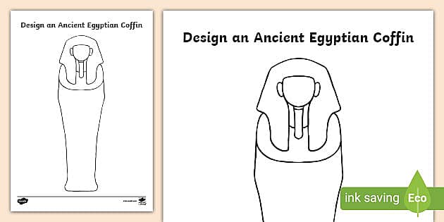 egyptian death mask template