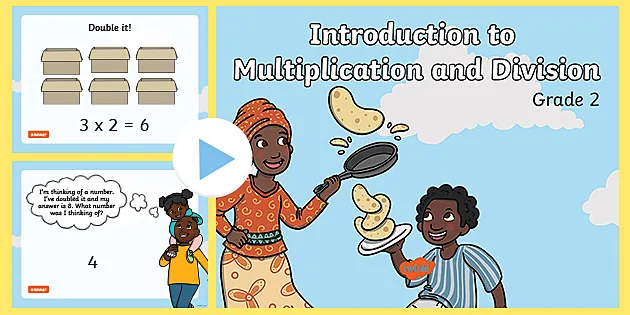 Introduction To Multiplication And Division Powerpoint Grade 2