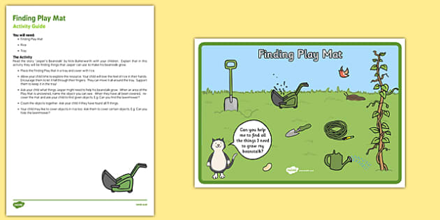 Finding Play Mat Busy Bag Resource Pack for Parents to Support Teaching on