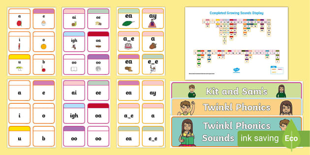 Level 5 Growing Sounds Display Pack (teacher Made) - Twinkl