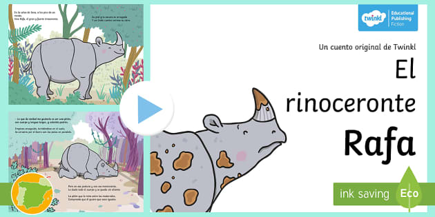 Presentación: Cuento - El rinoceronte Rafa | La amistad