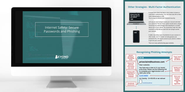 E-Safety: Secure Passwords and Phishing Lesson Pack - Twinkl