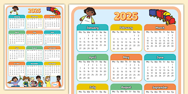 2025 Display Calendar (teacher made) - Twinkl