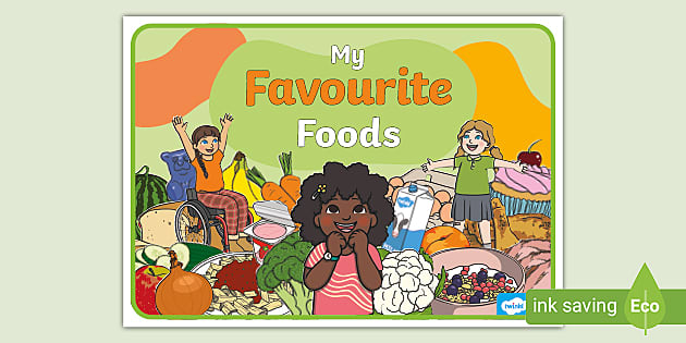 My Favourite Food Banner (Hecho por educadores) - Twinkl