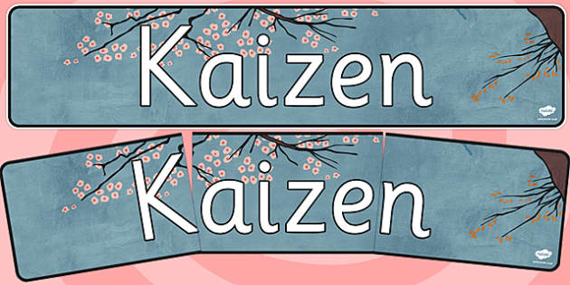 👉 Kaizen Display Banner Professor Feito Twinkl