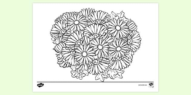 FREE! - Hard Flower Colouring Page | Colouring Sheets