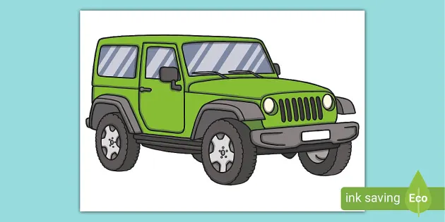 Safari jeep wrangler. Coloring pages for kids Vector illustration eps 10  Stock Vector Image & Art - Alamy