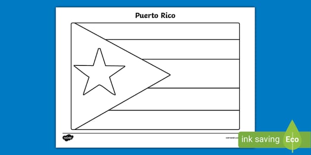 FREE! - Puerto Rico Flag Colouring Sheet - Colouring