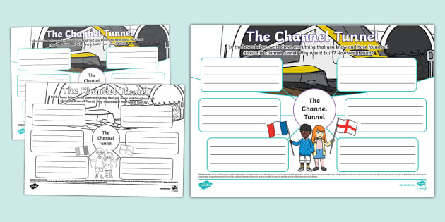 The Channel Tunnel Mind Map (teacher made) - Twinkl