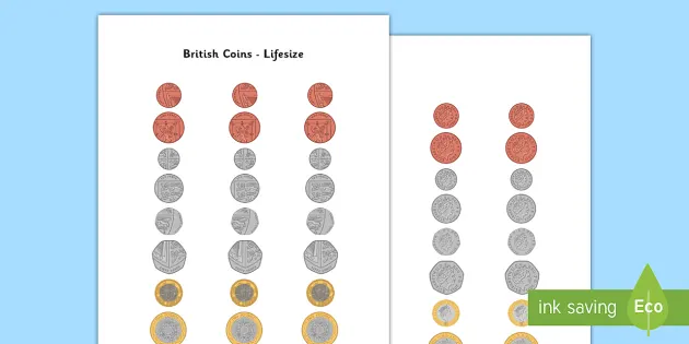 british uk money pictures of play money to print