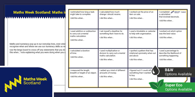 scotland homework grid