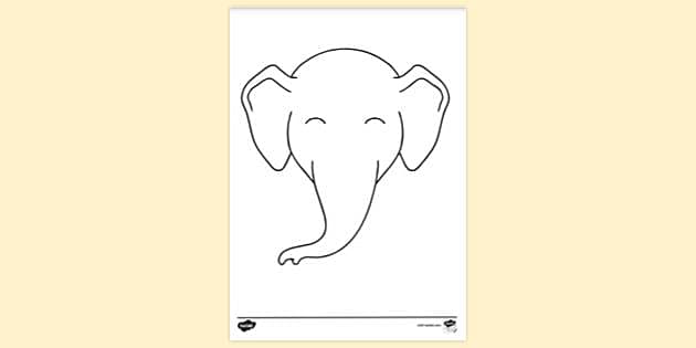 Elephant Head Long Trunk with Happy Smiling Face, Doodle Icon Drawing Stock  Vector - Illustration of mark, long: 234551285