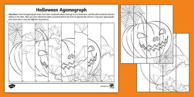 Halloween Color by Number - From ABCs to ACTs