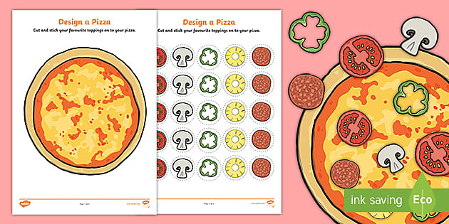 Pizza Party Creat Your Own Pizza Game Game Template Pizza -  Portugal