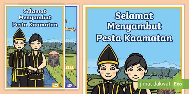 Selamat Hari Kaamatan - Poster Pesta Kaamatan (teacher Made)