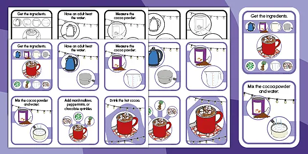 Hot Cocoa Stand Dramatic Play Labels (Teacher-Made) - Twinkl
