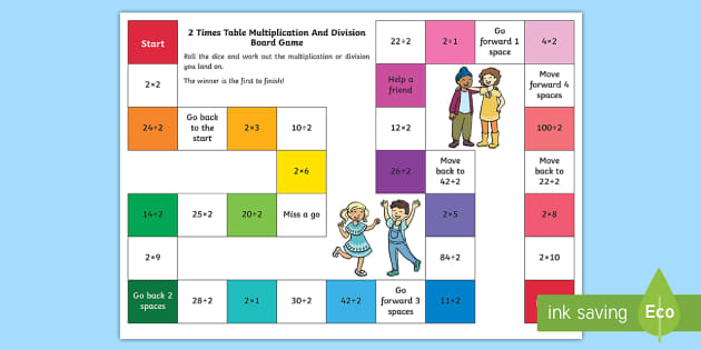 2 times tables game times table board games ks1