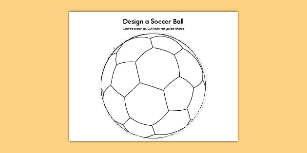 Soccer World Cup Ball Colour Activity