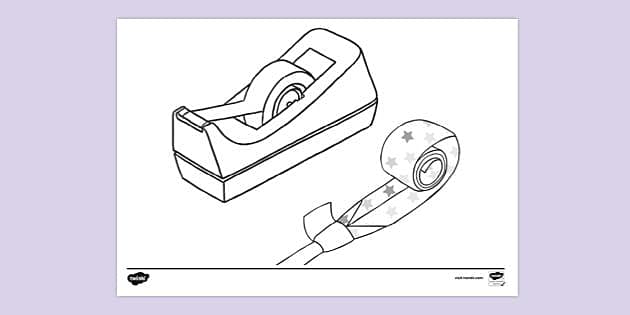 FREE! - Party Blower Craft Instructions Step 6 Colouring Sheet