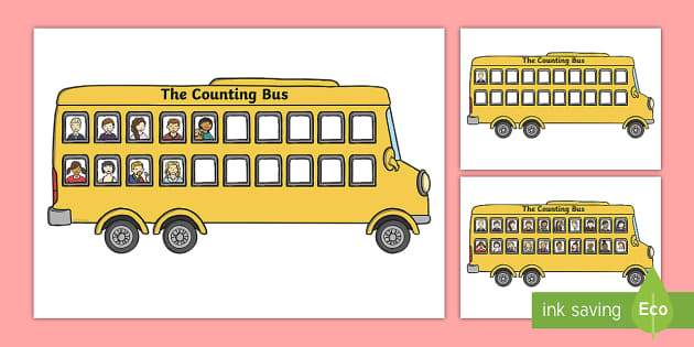 FREE! - Bus Counting Activity (teacher made)