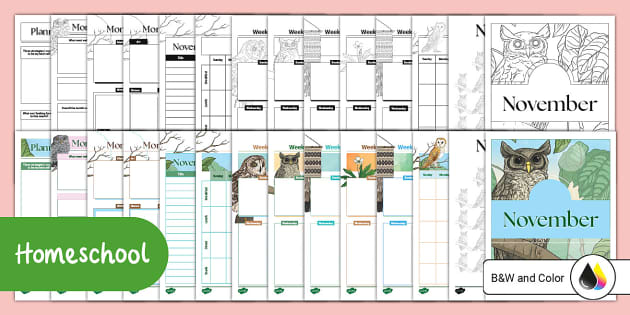 FREE Calendar 2020 Printable with Weekly Planner: So Pretty and