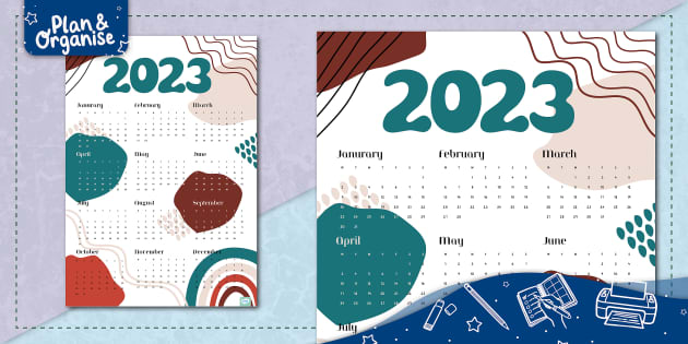 A2 Full Year Wall Calendar | 2023 Wall Calendar | Twinkl Busy Bees A2 Full Year Wall Calendar | 2023 Wall Calendar | Twinkl Busy Bees
