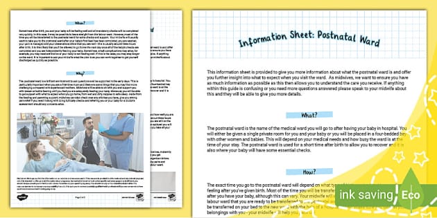 Prioritising Sleep on the Postnatal Ward - Twinkl