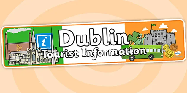 Dublin Tourist Information Role Play Banner-dublin, tourist information,  role