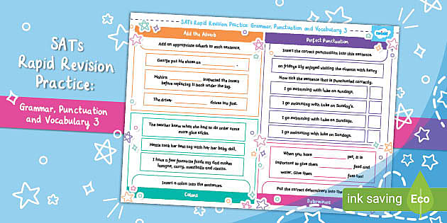 SATs Rapid Revision: Grammar, Punctuation and Vocabulary 3