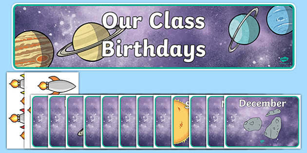 👉 Space Birthday Pack | Birthday Wall Decorations | Twinkl