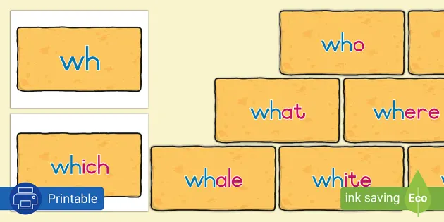 Grade 2 Phonics: oo and ee Word Wall Cards (professor feito)