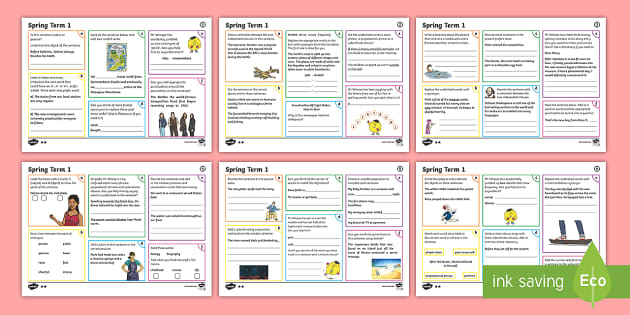 Year 6 Spring Term 1 SPaG Activity Mats (Teacher-Made)