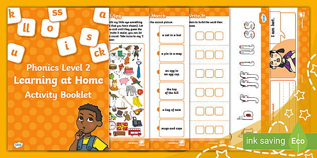 phase 2 phonics homework booklet