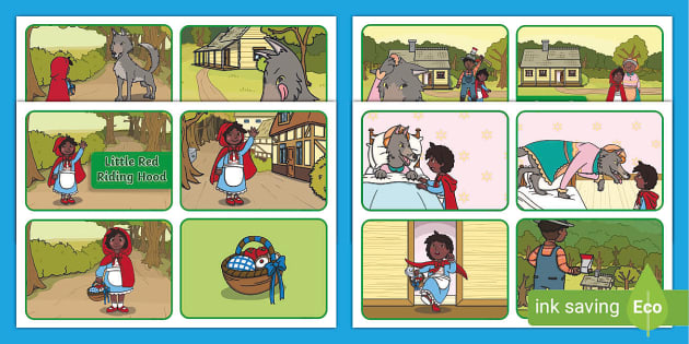 Little Red Riding Hood Story Sequencing Cards | Twinkl