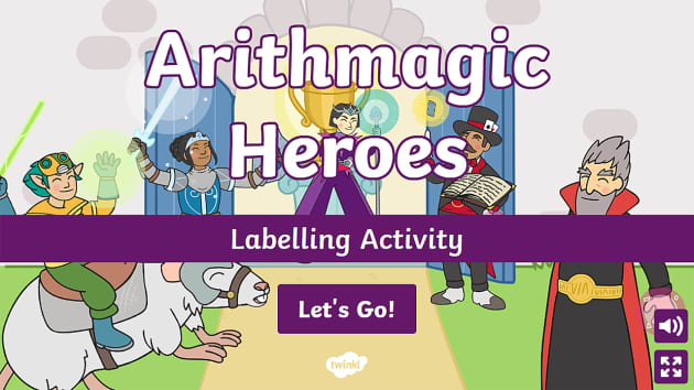 Arithmagic Heroes Interactive Labelling Activity