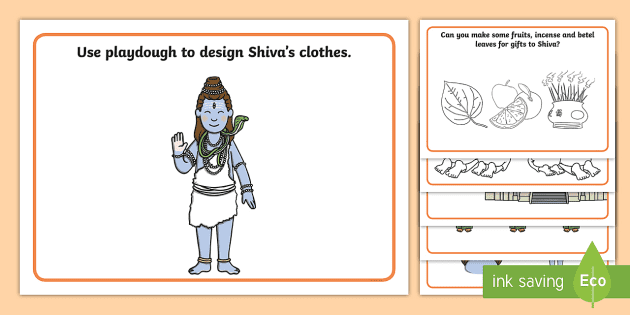 Shiva Symbols Picture Cards | CfE Early Level Resources