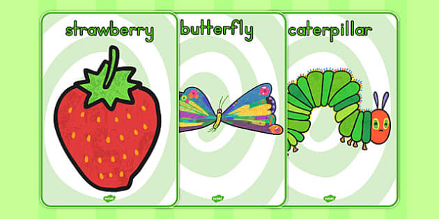 the very hungry caterpillar strawberries
