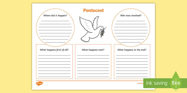 Pentecost Worksheet | Twinkl Teacher-Made Learning Resources