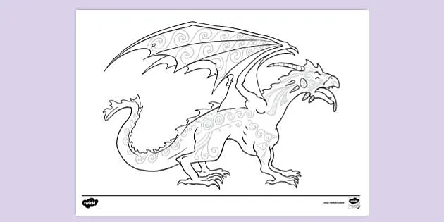 How to Draw an Easy Dragon Head - Drawing Tutorial For Kids